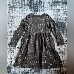 Jumping Beans Kids Dress with Colorful Star Pattern